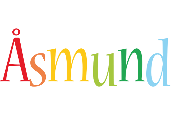Åsmund birthday logo