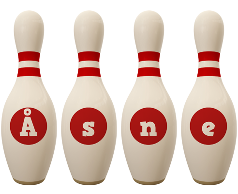 Åsne bowling-pin logo