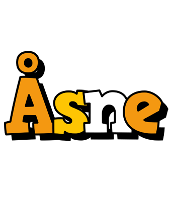 Åsne cartoon logo
