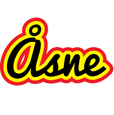 Åsne flaming logo