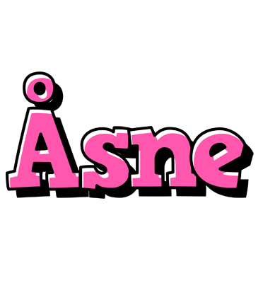 Åsne girlish logo