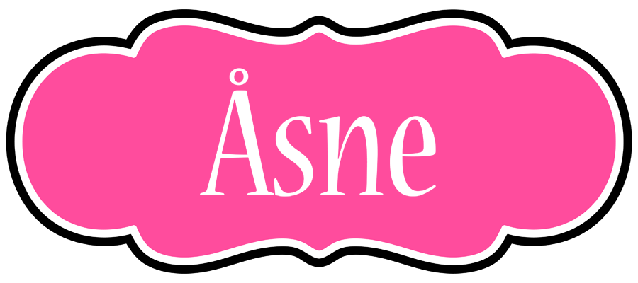 Åsne invitation logo