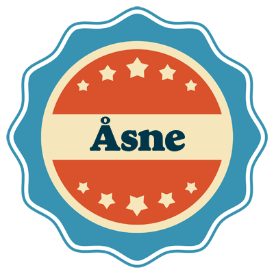 Åsne labels logo