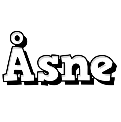 Åsne snowing logo