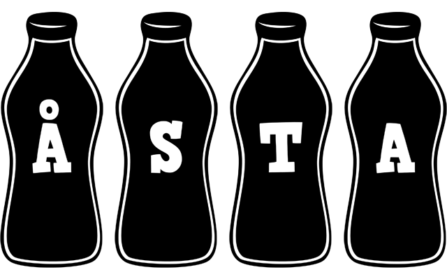 Åsta bottle logo