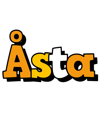 Åsta cartoon logo