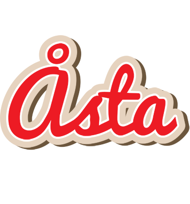Åsta chocolate logo