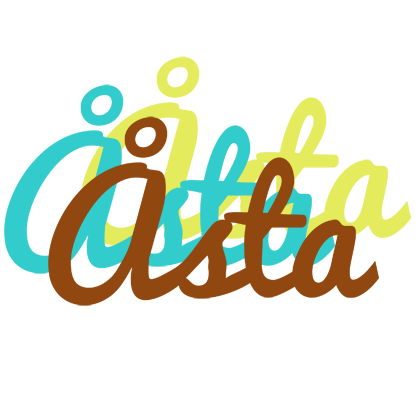 Åsta cupcake logo