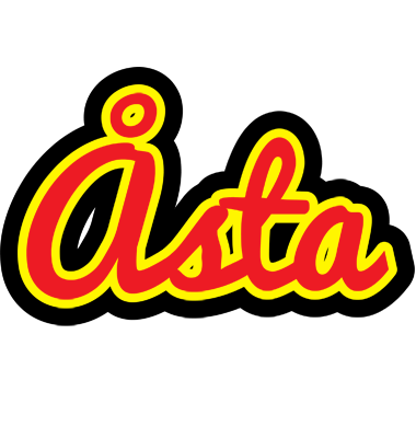 Åsta fireman logo