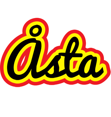 Åsta flaming logo