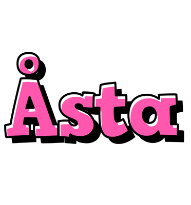 Åsta girlish logo