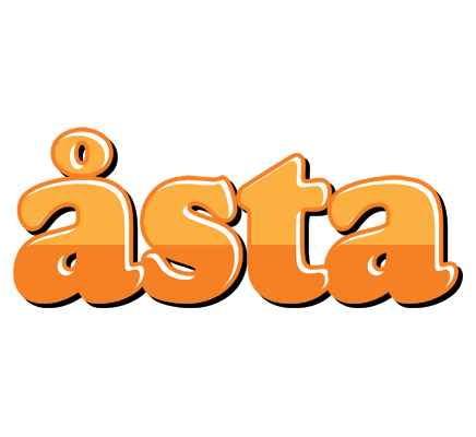 Åsta orange logo