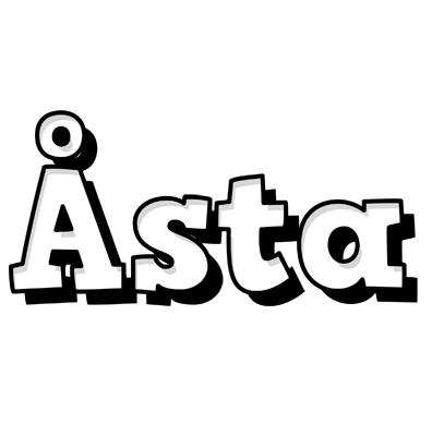 Åsta snowing logo