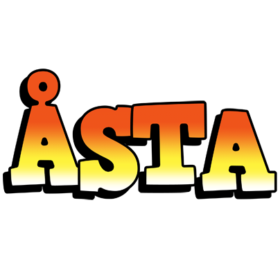 Åsta sunset logo