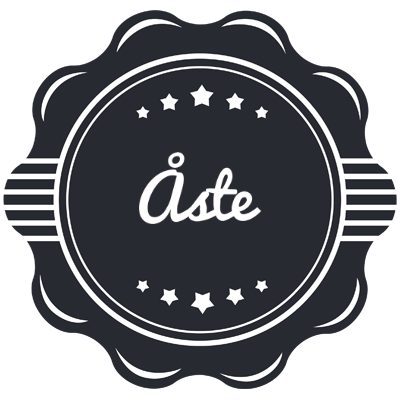 Åste badge logo