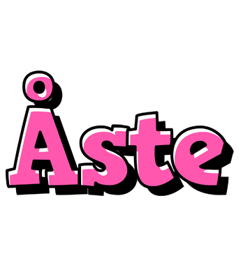 Åste girlish logo