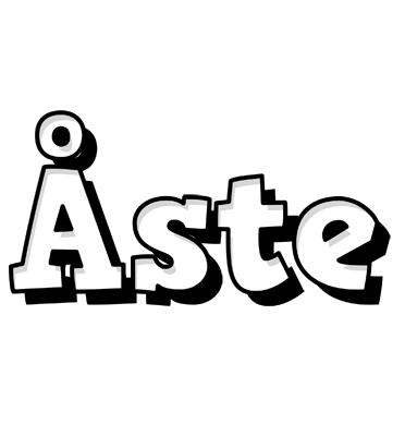 Åste snowing logo