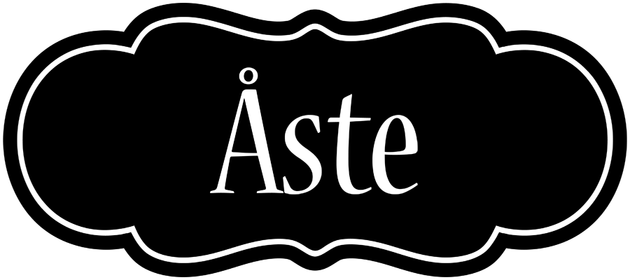 Åste welcome logo