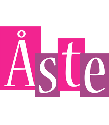 Åste whine logo