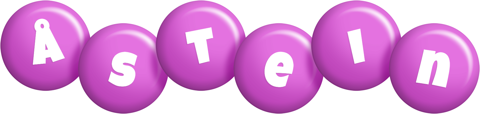 Åstein candy-purple logo