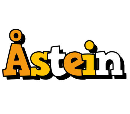 Åstein cartoon logo