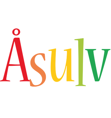 Åsulv birthday logo