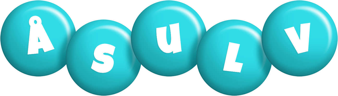Åsulv candy-azur logo