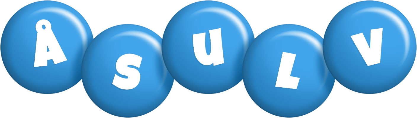 Åsulv candy-blue logo