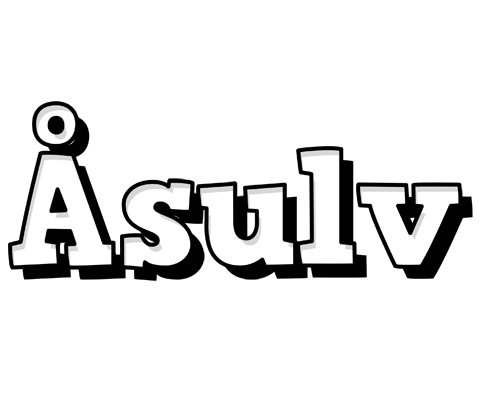 Åsulv snowing logo