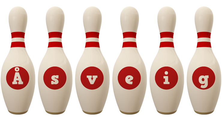 Åsveig bowling-pin logo