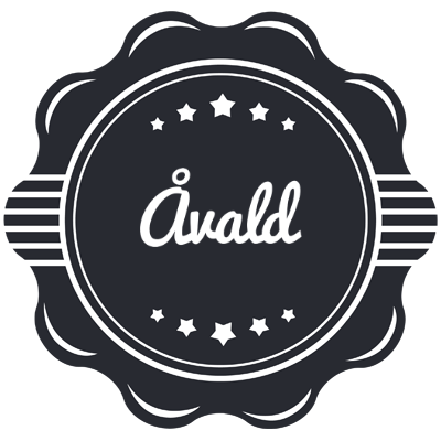 Åvald badge logo