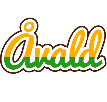 Åvald banana logo