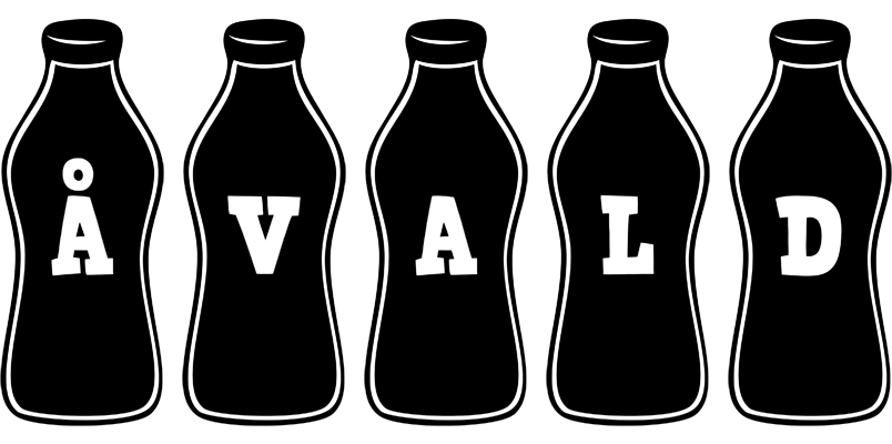 Åvald bottle logo