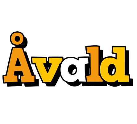 Åvald cartoon logo