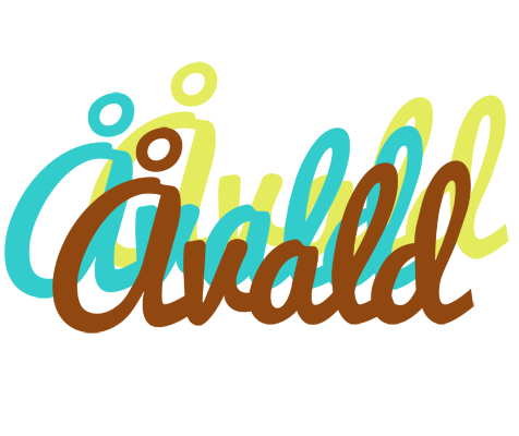 Åvald cupcake logo
