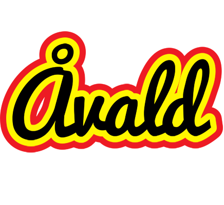 Åvald flaming logo