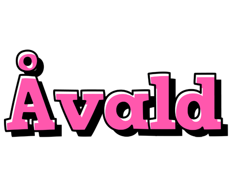 Åvald girlish logo