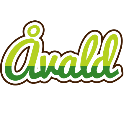 Åvald golfing logo