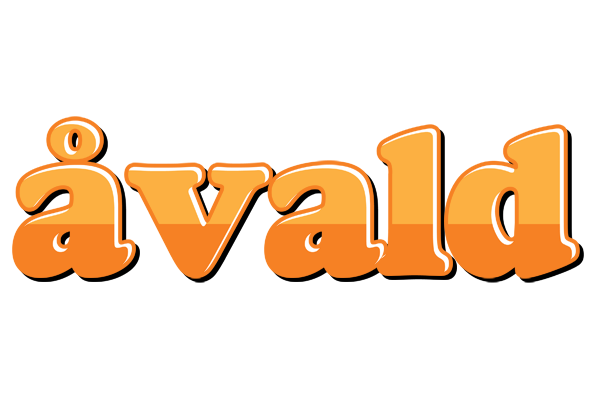 Åvald orange logo