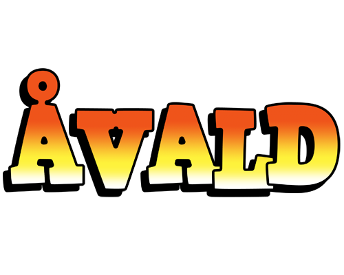Åvald sunset logo