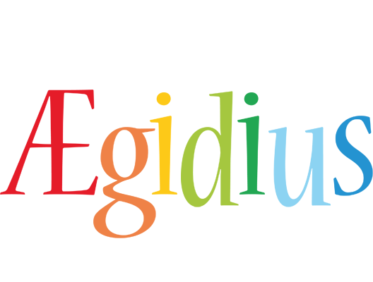 Ægidius birthday logo