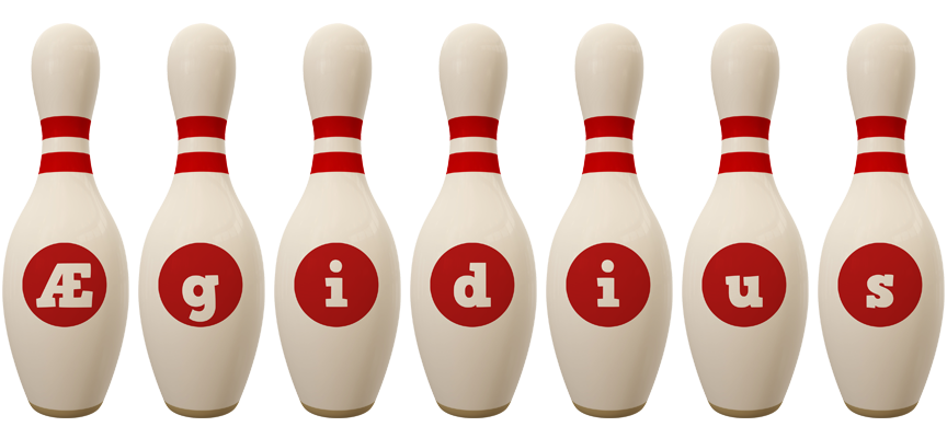 Ægidius bowling-pin logo