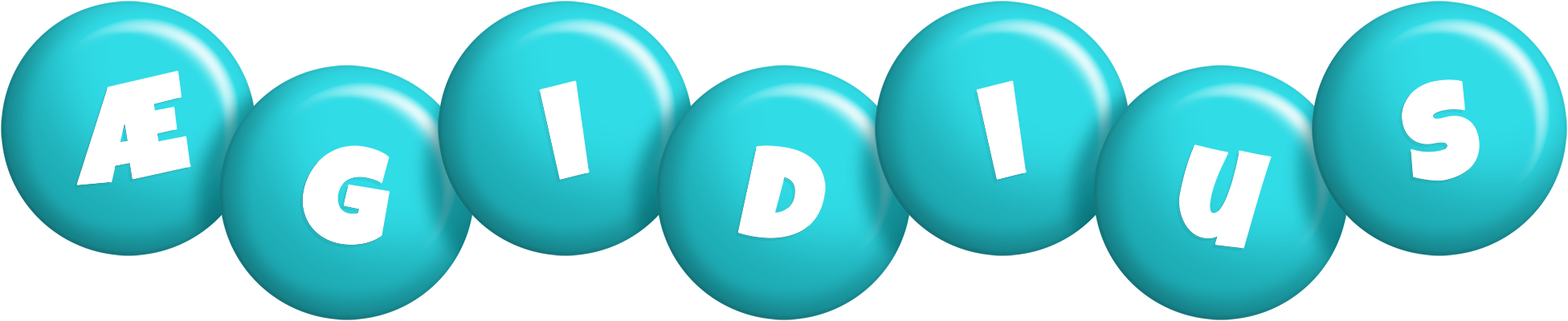 Ægidius candy-azur logo