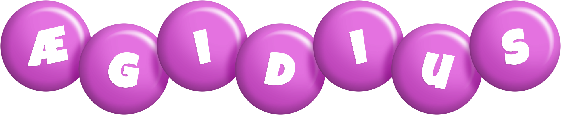 Ægidius candy-purple logo