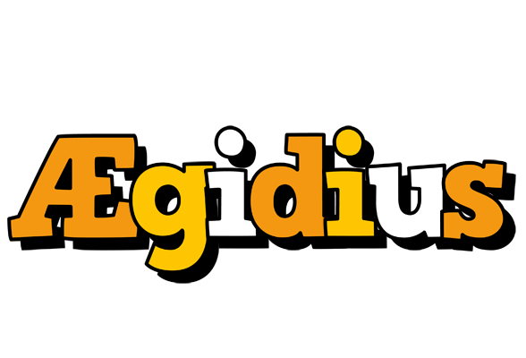 Ægidius cartoon logo