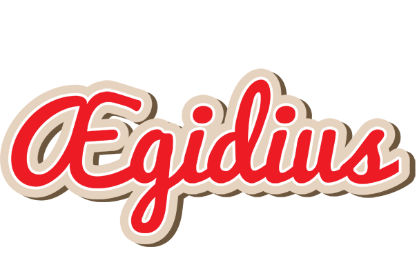 Ægidius chocolate logo