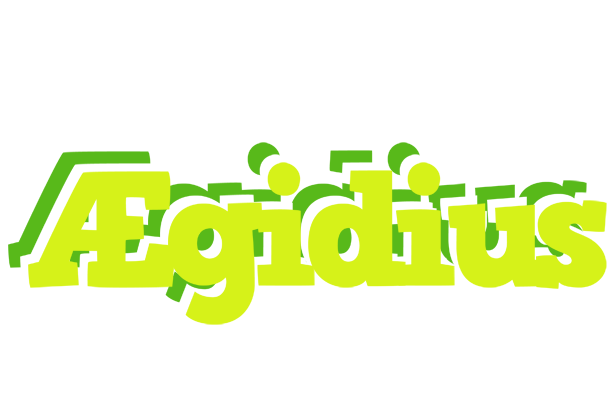 Ægidius citrus logo
