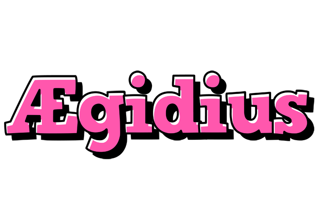 Ægidius girlish logo