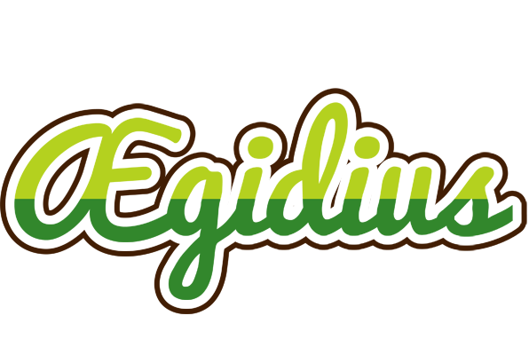 Ægidius golfing logo