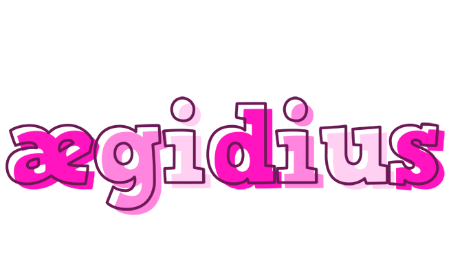 Ægidius hello logo